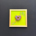 Heart Donut Wood & Resin Decorative Wall Art