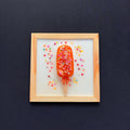 Orange Fruit Popsicle Wood & Resin Wall Art