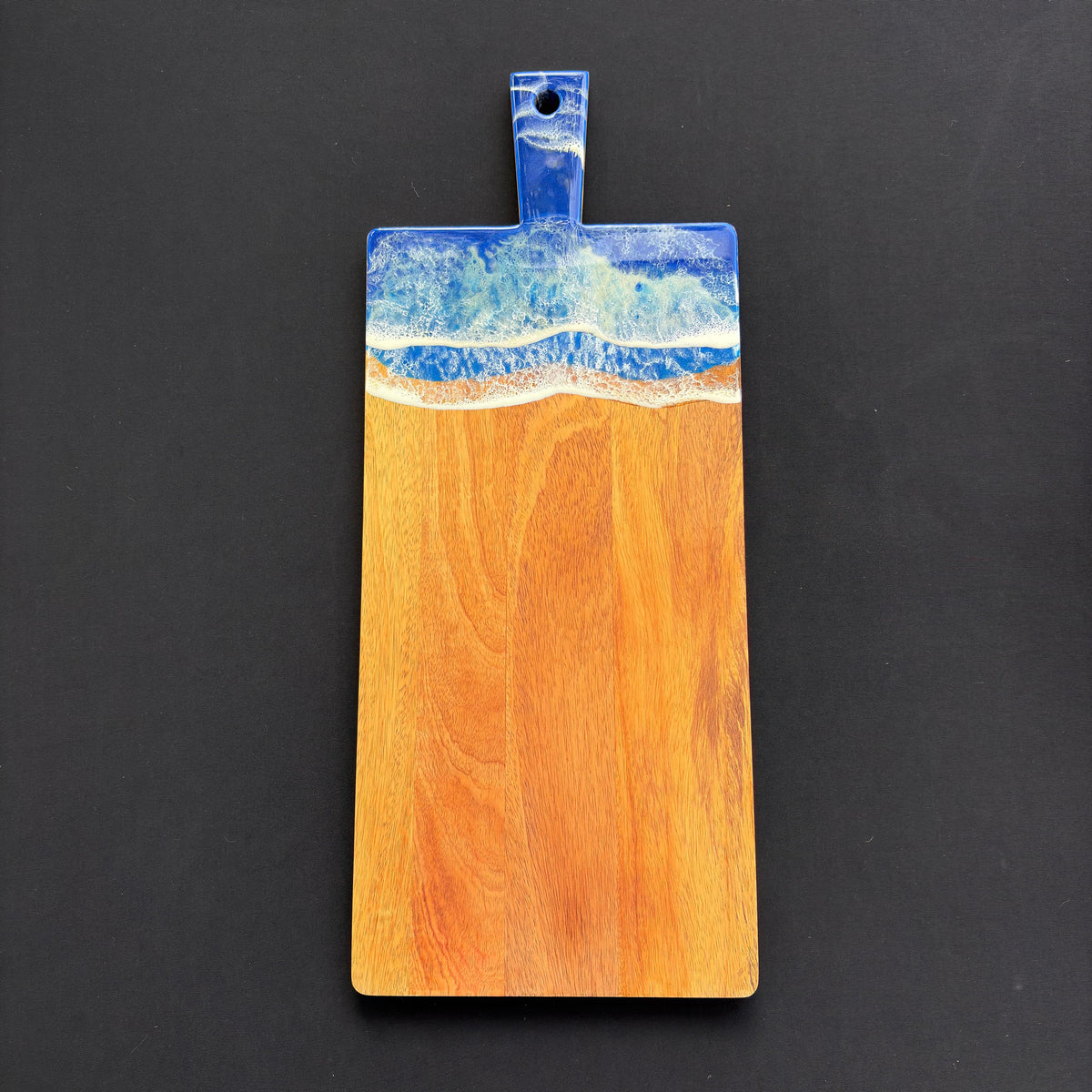 Ocean Wave Bamboo Serving Board